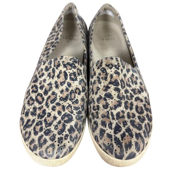Dansko Odina Leopard Print Leather Suede Perforated Comfort Shoes sz 38 7.5 / 8 - Picture 6 of 16